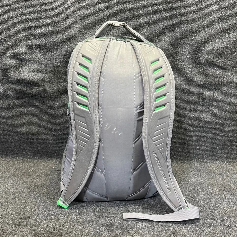 Under Armour 1300296 Gray Green Camo Travel Bag UA Storm Big Logo 5.0 Backpack